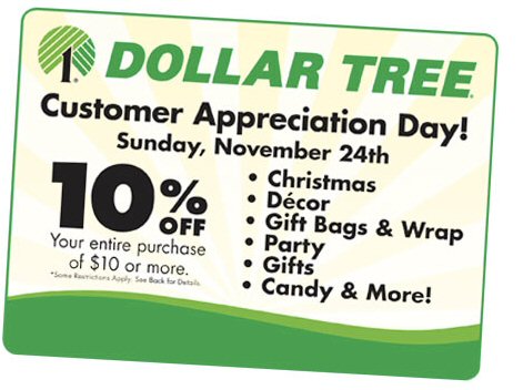 Dollar Tree Customer Appreciation Day