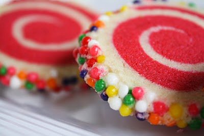 spiral sprinkle cookies