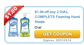 dial foaming soap coupon