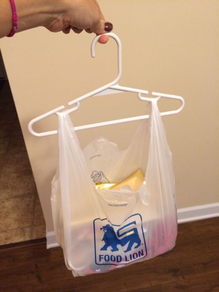 plastic bag organize crafts