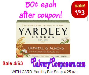 yardley soap at CVS