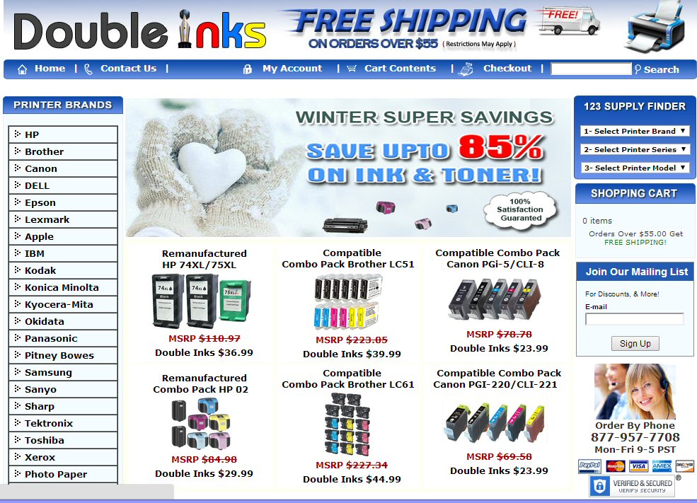 Double Inks Winter Super Savings Sale