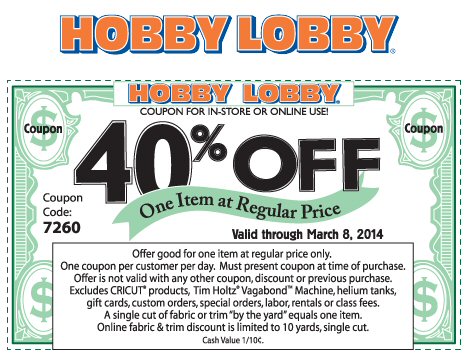 Hobby Lobby coupons 3-2