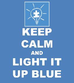 Light it up blue for autism