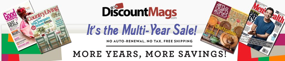 Discount Mags multi year sale