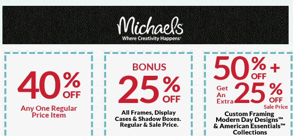 Michaels Coupons April 27 Calvary Couponers