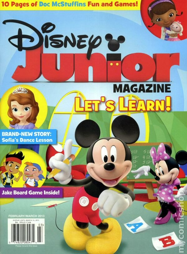 Disney Junior Magazine Calvary Couponers and Crafters