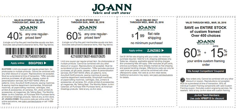 JoAnn Coupon 3-20-16 Calvary Couponers and Crafters