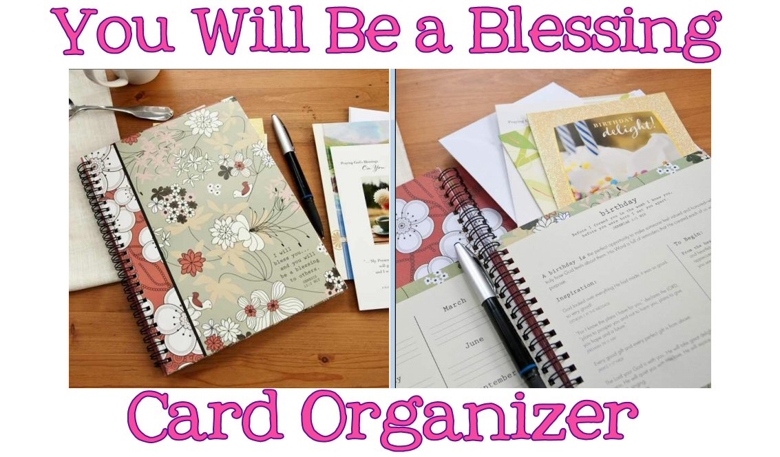 You Will Be a Blessing Card Organizer_Calvary Couponers and Crafters
