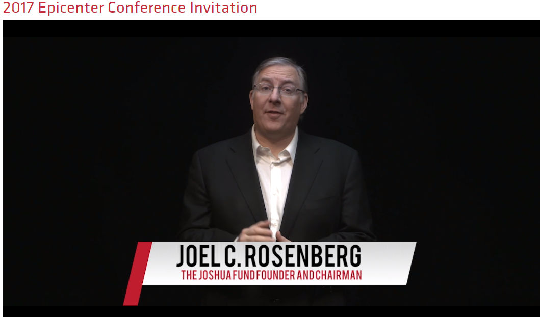 Joel Rosenberg Epicenter Conference 2017