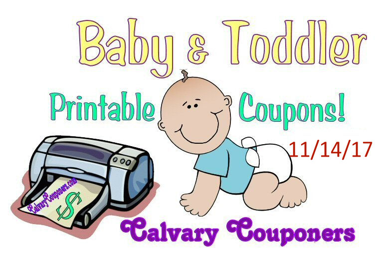 Baby and Toddler Coupons for 11-14-17