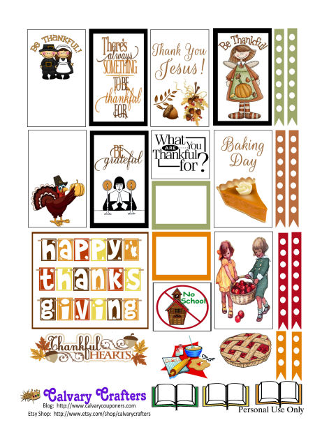 Country thanksgiving planner printables 2