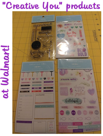 Creative You planner and journal stickers and stamps