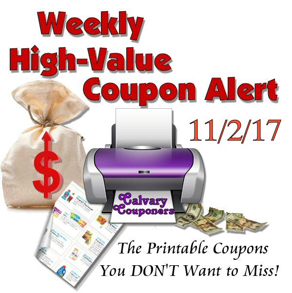 High Value Coupons 11-2-17