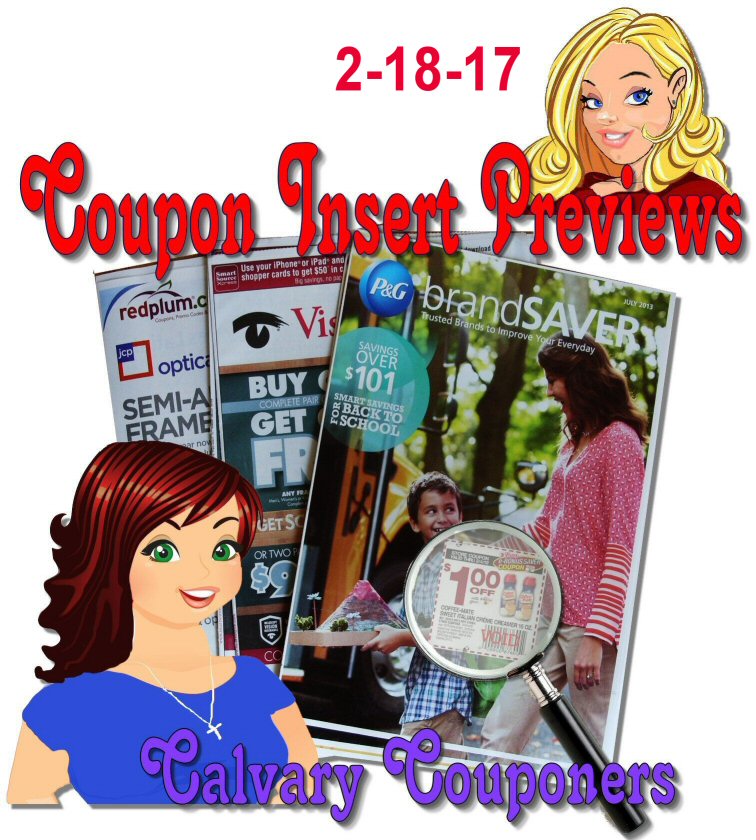 Sunday Coupon Insert Preview for 2-18-18
