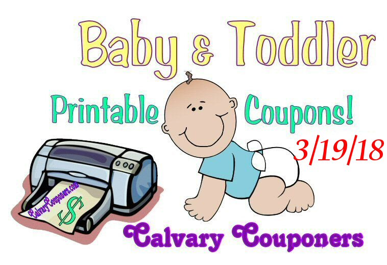 Baby and Toddler Coupons 3-19-18