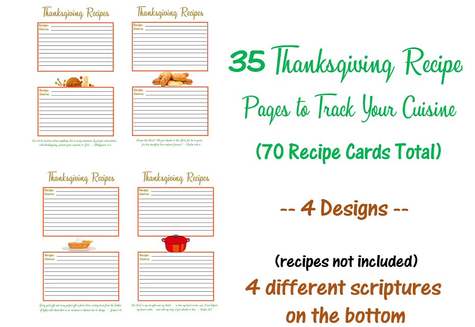 Thanksgiving planner preview 1