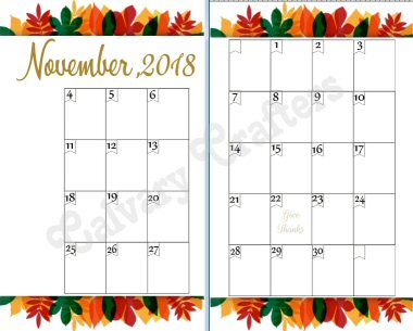 Thanksgiving planner preview 4