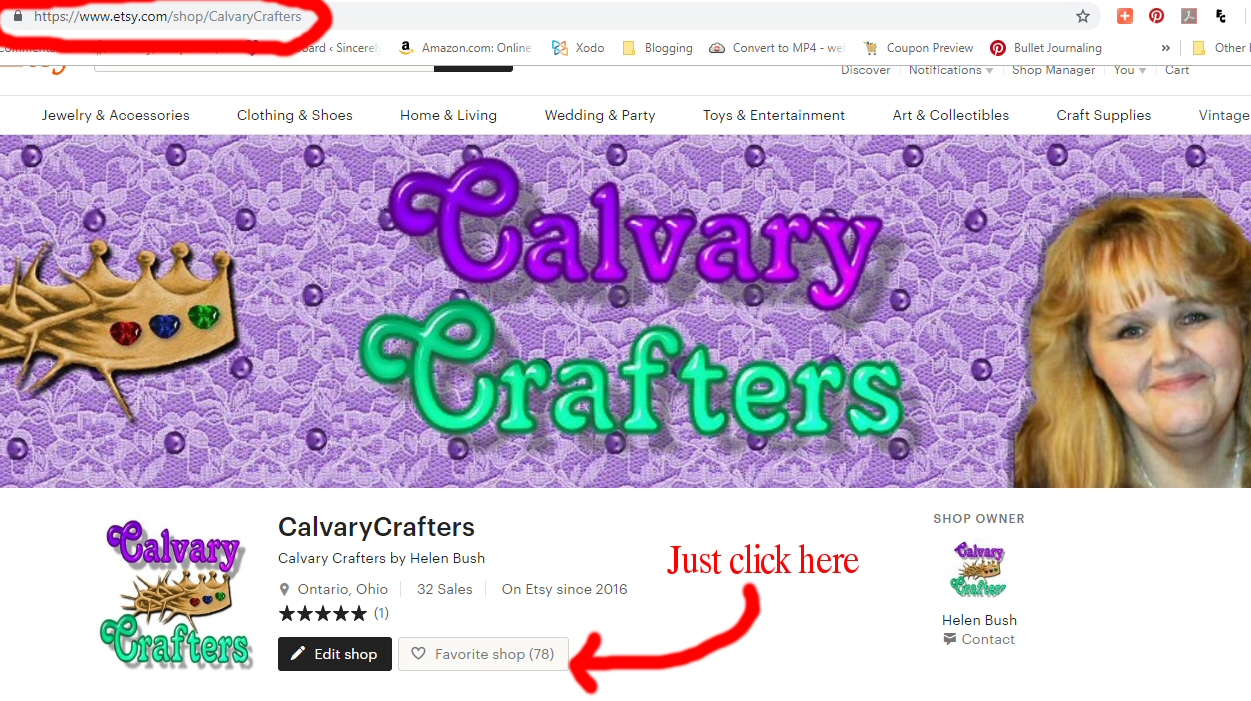Calvary Crafters Etsy Shop