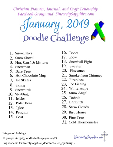 January 2019 Doodle Challenge