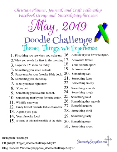 May 2019 Doodle Challenge Download